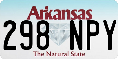 AR license plate 298NPY