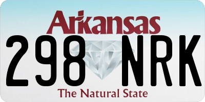 AR license plate 298NRK