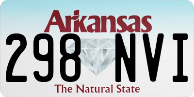 AR license plate 298NVI
