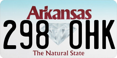 AR license plate 298OHK