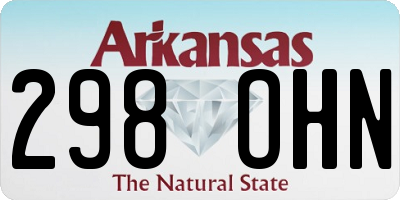AR license plate 298OHN