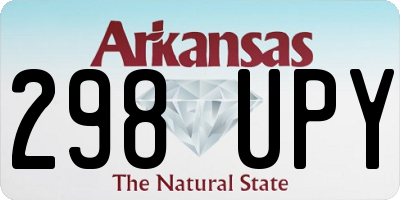 AR license plate 298UPY