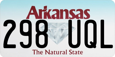 AR license plate 298UQL