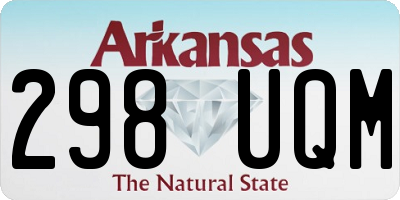 AR license plate 298UQM