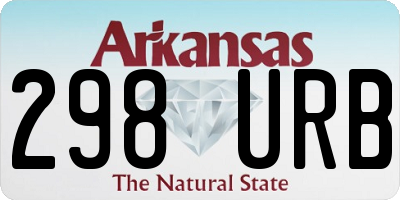 AR license plate 298URB