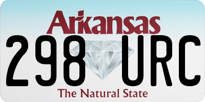 AR license plate 298URC