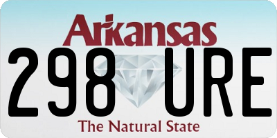 AR license plate 298URE