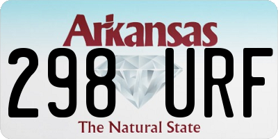 AR license plate 298URF