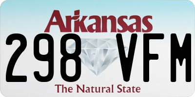 AR license plate 298VFM