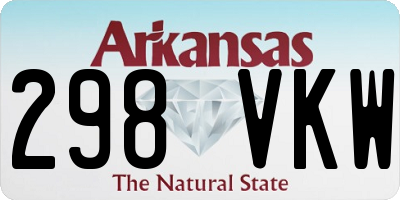 AR license plate 298VKW