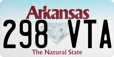 AR license plate 298VTA