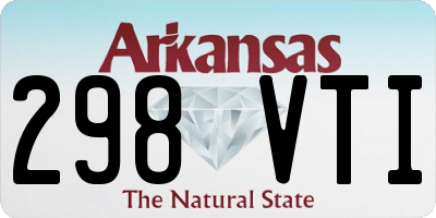AR license plate 298VTI