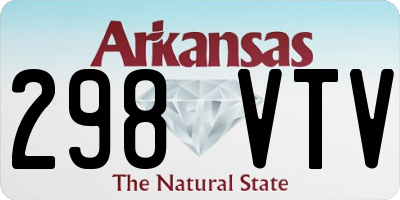AR license plate 298VTV