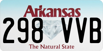 AR license plate 298VVB