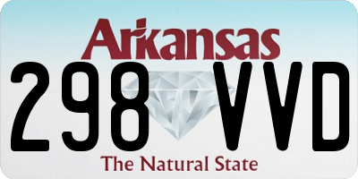 AR license plate 298VVD