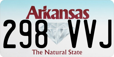 AR license plate 298VVJ