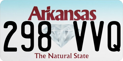 AR license plate 298VVQ