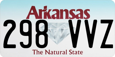 AR license plate 298VVZ