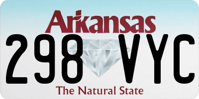 AR license plate 298VYC