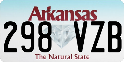 AR license plate 298VZB
