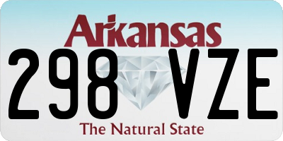 AR license plate 298VZE