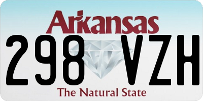 AR license plate 298VZH