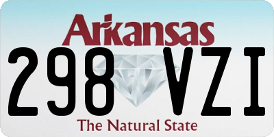 AR license plate 298VZI