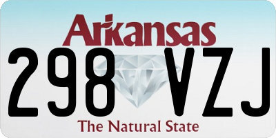 AR license plate 298VZJ