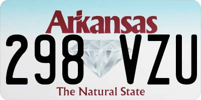 AR license plate 298VZU
