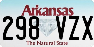 AR license plate 298VZX