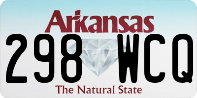 AR license plate 298WCQ