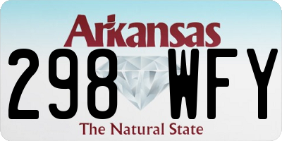 AR license plate 298WFY