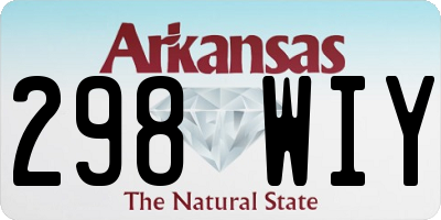 AR license plate 298WIY