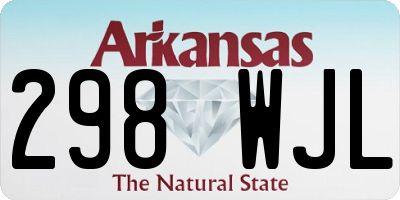 AR license plate 298WJL