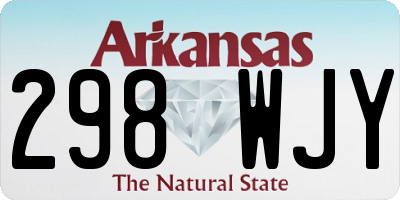AR license plate 298WJY
