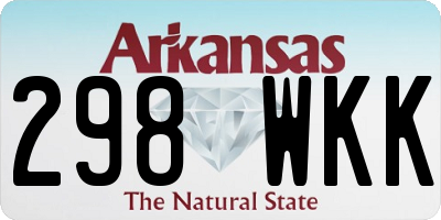AR license plate 298WKK