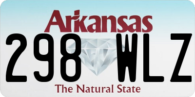 AR license plate 298WLZ