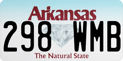 AR license plate 298WMB