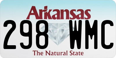 AR license plate 298WMC
