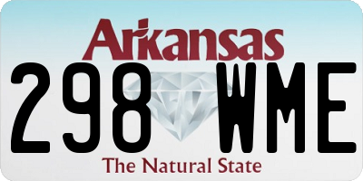 AR license plate 298WME