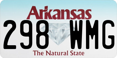 AR license plate 298WMG