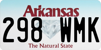 AR license plate 298WMK