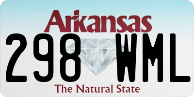 AR license plate 298WML