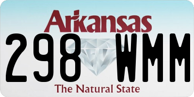 AR license plate 298WMM