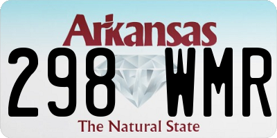 AR license plate 298WMR