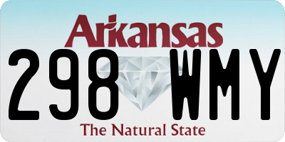 AR license plate 298WMY