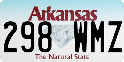 AR license plate 298WMZ