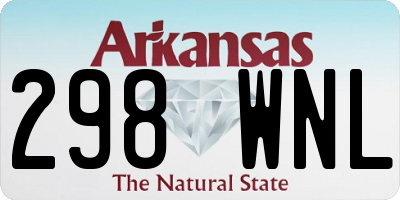 AR license plate 298WNL