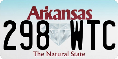 AR license plate 298WTC