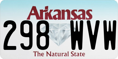 AR license plate 298WVW